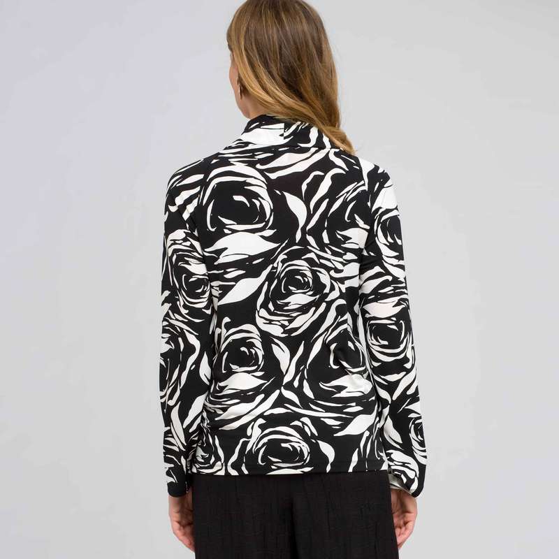 Printed Two-Tops-In-One, Black & Sugar, large image number 1